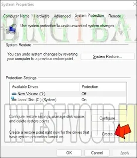 إصلاح استعادة النظام لا يعمل في الويندوز (System Restore)