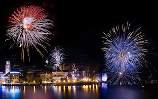 Ferragosto on Lake Garda is famous for many spectacular fireworks displays