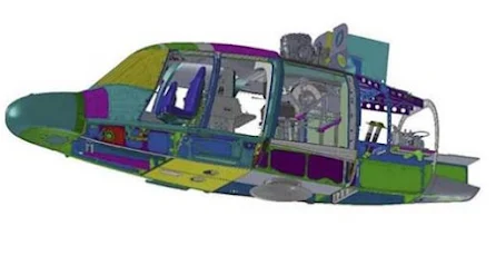 Configure the HELRAS dipping sonar installation on the AS565 MBe Panther.