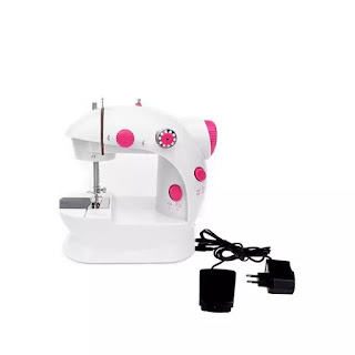 4 in 1 Dual Speed Portable Handheld Mini Sewing Machine Red