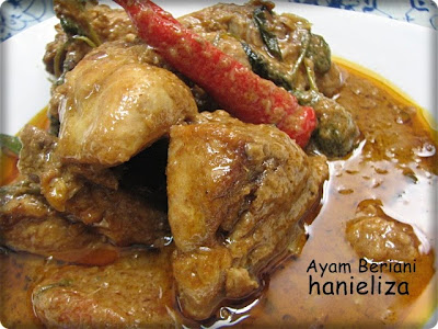 Hanieliza's Cooking: Ayam beriani