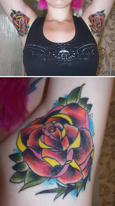 12 Most Bizarre Armpit Tattoos Around The World