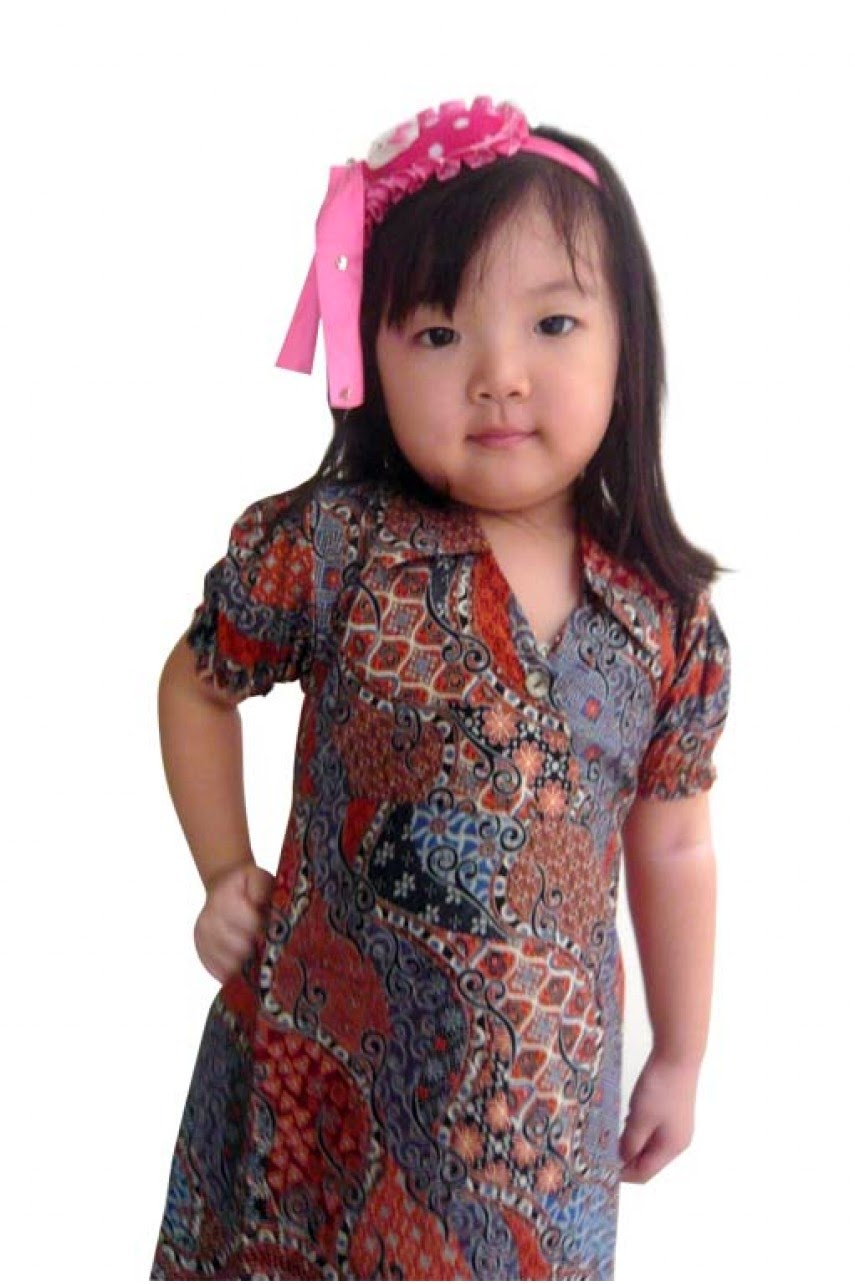  Model  Baju  Batik Anak Perempuan Terbaru Foto  dan Gambar