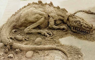 dragon-sand-sculpture