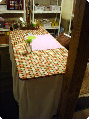 basement craft space