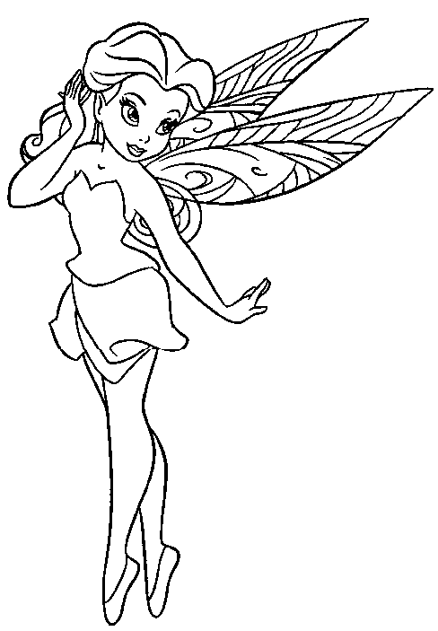 Fairies Coloring Pages 1