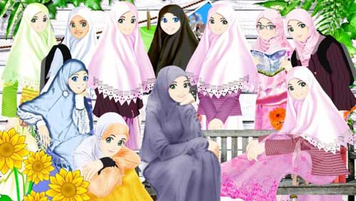 wallpaper islamic girls