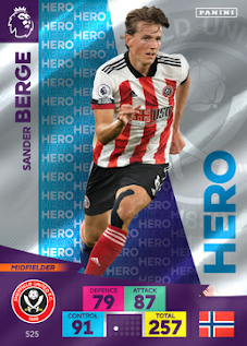 Panini Adrenalyn XL Premier League Plus 2020-2021 Sheffield United Set