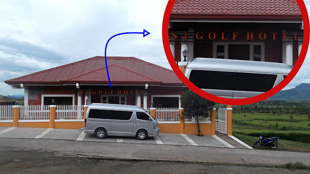 main entrance of acacio hotel at san juanico park golf and country club