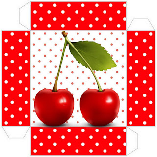 Cherries: Free Printable Boxes.