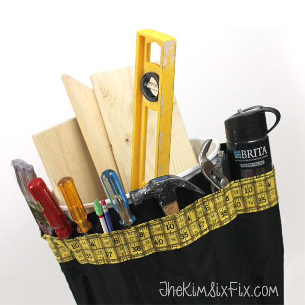 Organize tools in a bucket