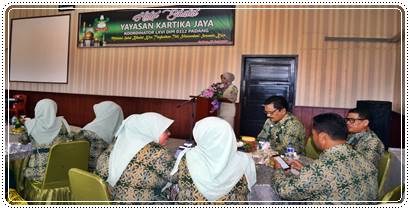 Meningkatkan Silaturrahmi, Yayasan Kartika Jaya Koodinator LXVI Kodim 0312 Padang Gelar Halalbihalal 