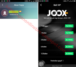 Joox Music VIP member features