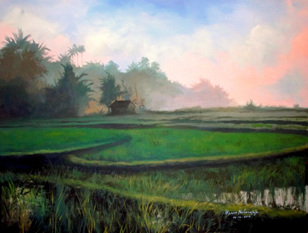 Dunia Lukisan JAVADESINDO Art Gallery LUKISAN PAGI 