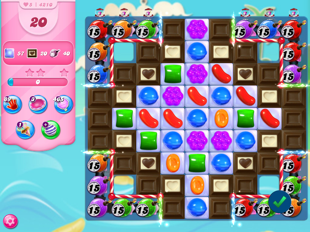 Candy Crush Saga level 4210