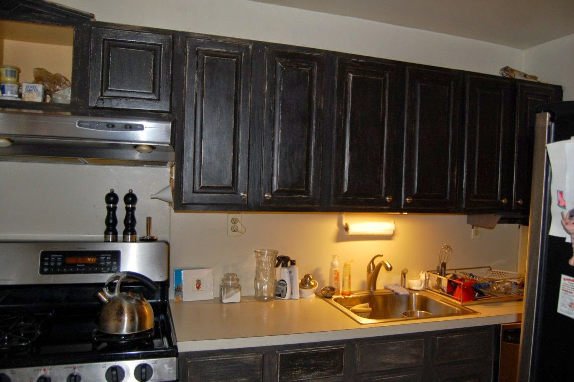 Black Kitchen Cabinets