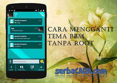 Cara Mengganti Tema BBM