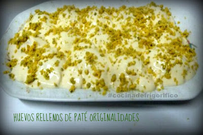 huevos rellenos de pate originalidades #cocinadefrigorifico