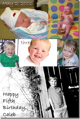 caleb 5 yrs