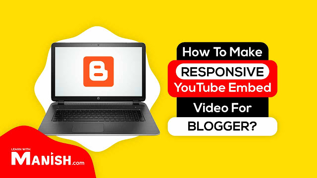 How to make YouTube videos 100% responsive {100% Working} Blogger Trick