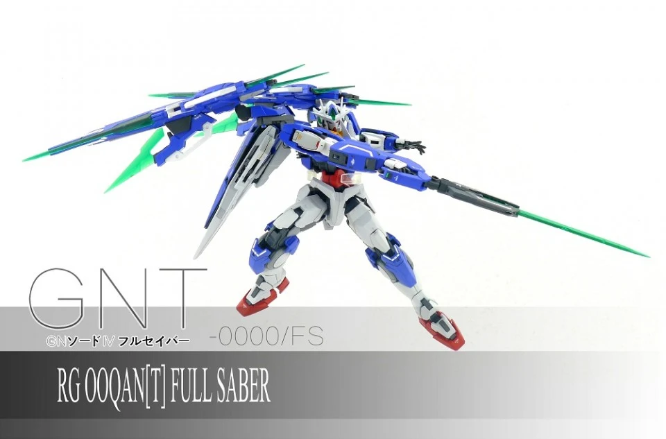 Custom Build: RG 1/144 00 Qan [T] Full Saber