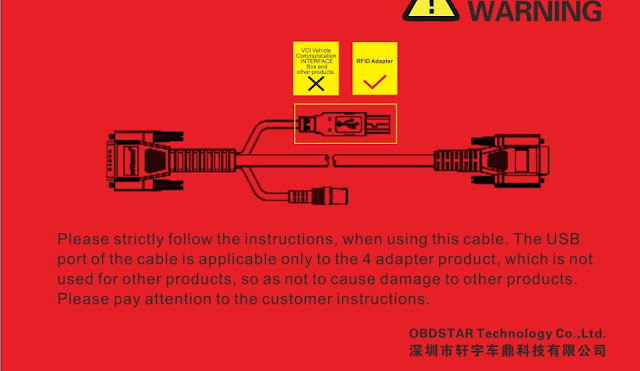 obdstar-x300-dp-adapter-warning