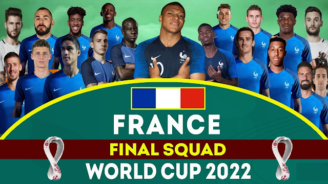 France Squde For fifa World Cup 2022