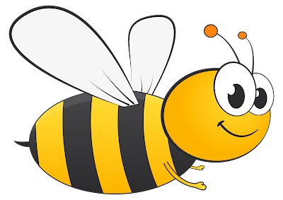 bee clipart for coloring 