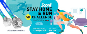 MCO Fitness Activities, SCORE Stay Home & Run 5K Challenge, Stay Home Run, SCORE Run, Running, Running Event in Malaysia, Fitness