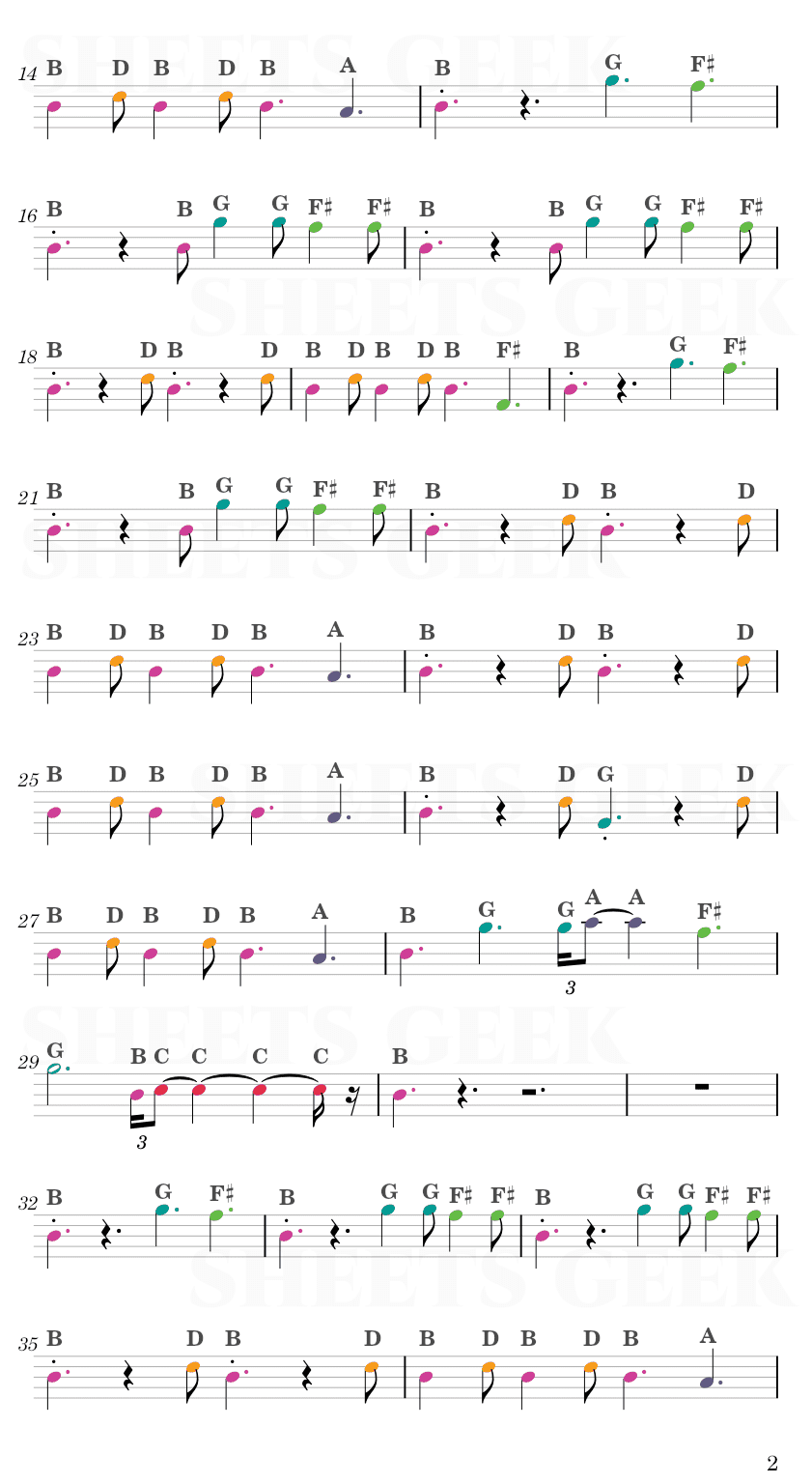 My Alcoholic Friends - The Dresden Dolls Easy Sheet Music Free for piano, keyboard, flute, violin, sax, cello page 2