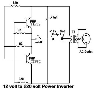 Simple Inverter with Two Transistors