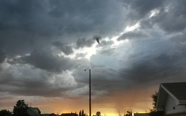 Creepy Black Figure Appears In The Sky Over El Paso, Texas