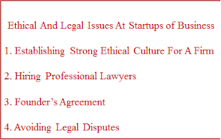 Ethical And Legal Issues At Startups of Business-Business