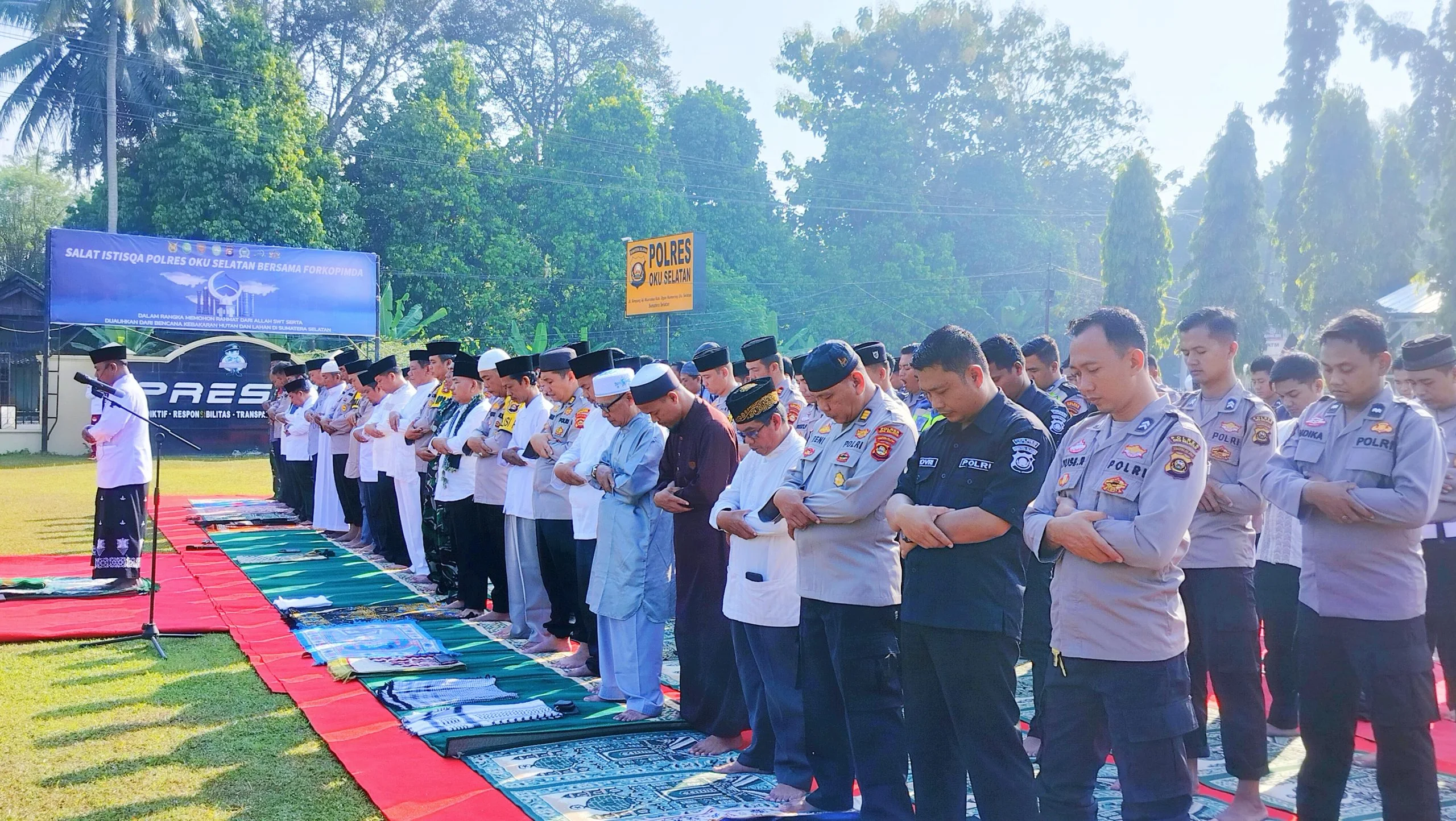 Pemkab OKU Selatan Gelar Shalat Istisqa di Danau Ranau