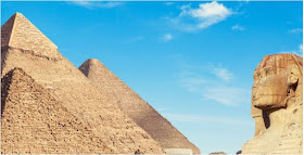 Sphinx and the Pyramids