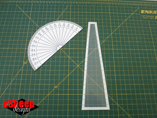 DIY Wedge Ruler by eSheep Designs