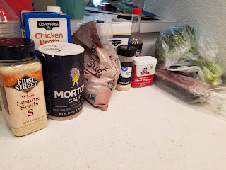 Ingredients for Beef and Broccoli Recipe