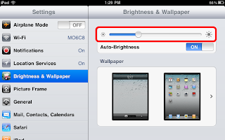 How to Adjust the iPad Brightness