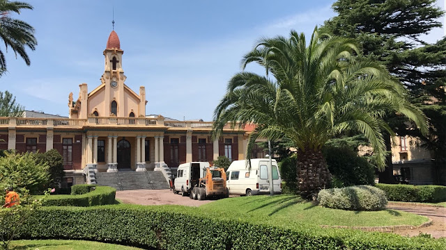 Obras en el recinto del conservatorio