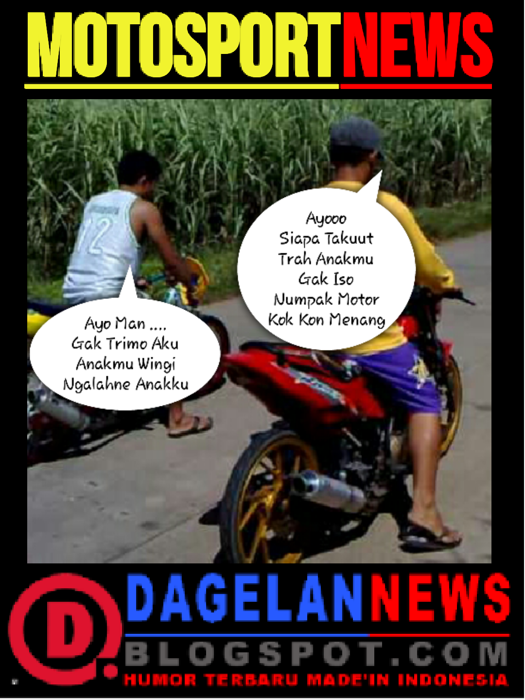 GAMBAR LUCU BALAPAN MOTOR LIAR - DAGELAN NEWS