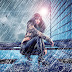 Light with rain photo manipulation