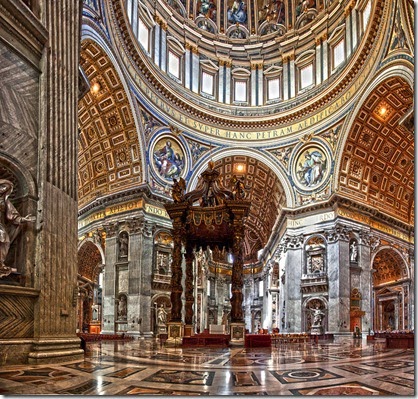 st peter basilica inside