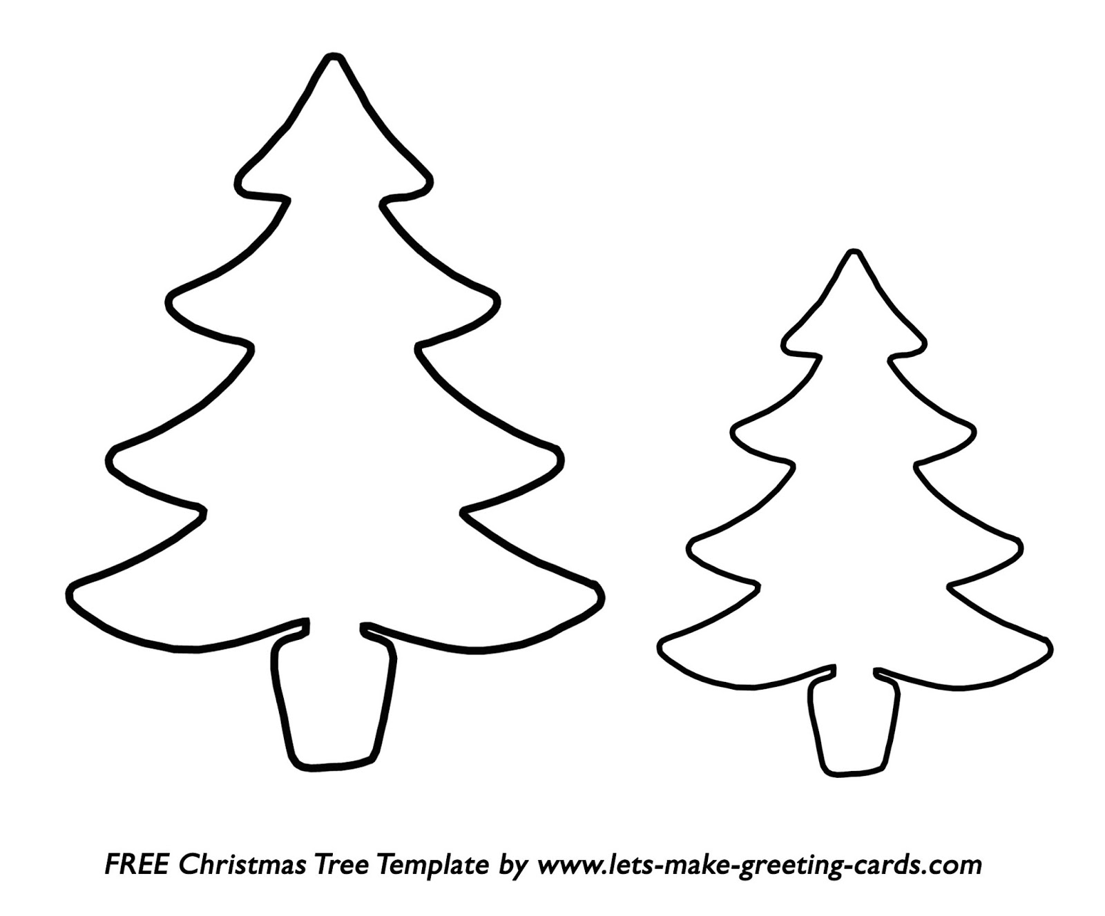 Christmas Tree Template 8
