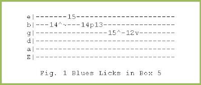 Blues Licks in Box 5 Guitar Tab