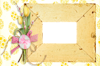 Retro Easter: Free Printable Frames, Cards or Invitations. 