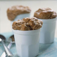 Cinnamon-Chocolate Bread Pudding Souffles