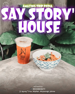 Daftar Menu Say Story'House And Coffee Solo Jawa Tengah