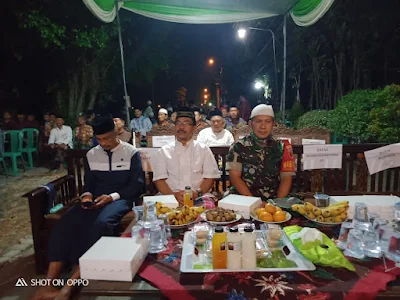 Babinsa Lakukan Pengamanan Pengajian di Desa Wonokasian