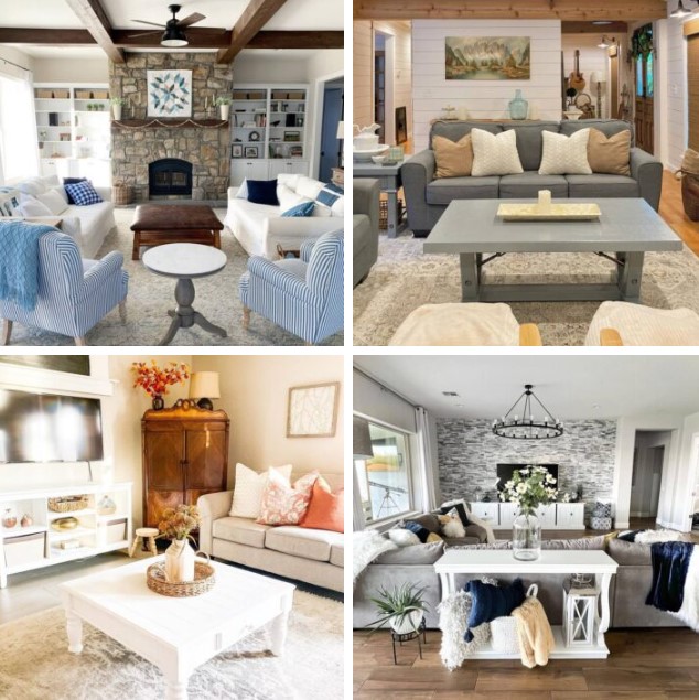 farmhouse style living room design ideas