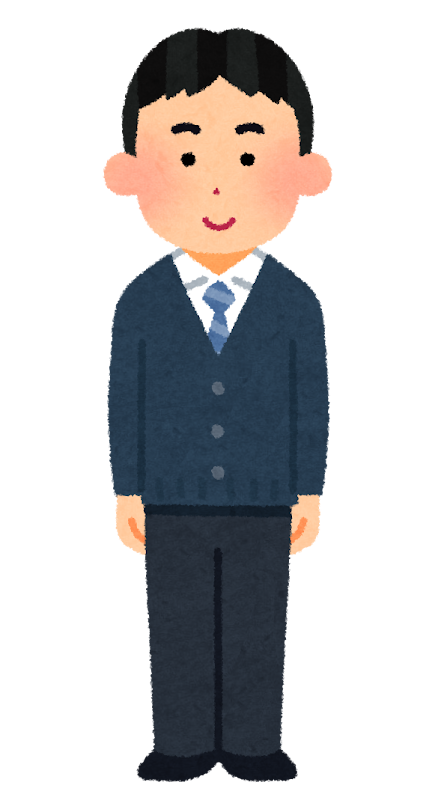 いろいろな合服を着た学生のイラスト 男子 かわいいフリー素材集 いらすとや